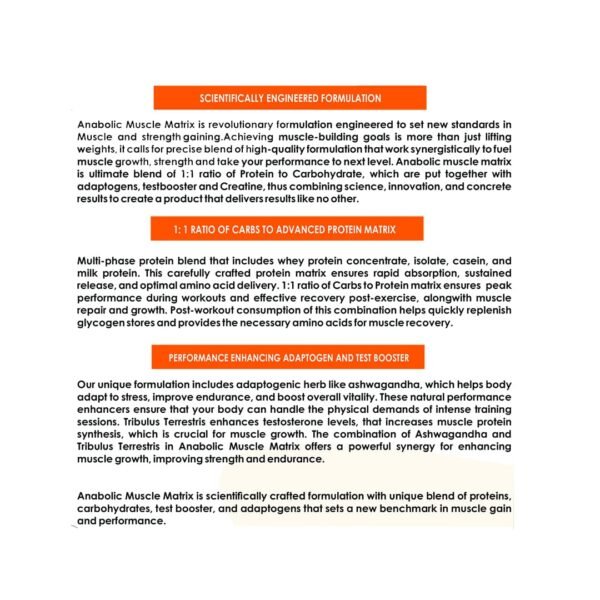 ANABOLIC MUSCLE MATRIX - Image 2